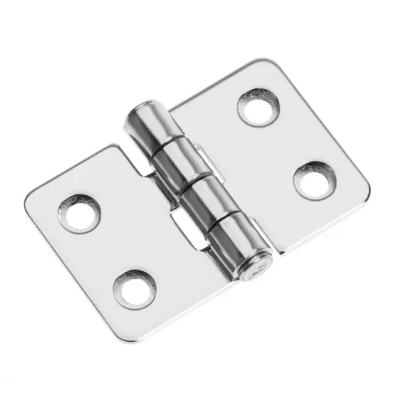 Charnière en acier inoxydable poli miroir - 60x39mm