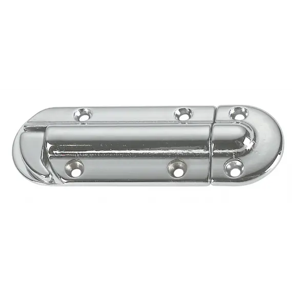 Chromed brass spring door stopper