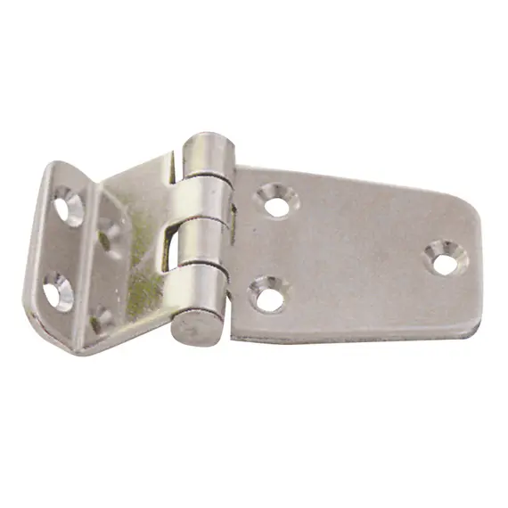 Mirror polished S.S. Offset hinge - 65x35mm