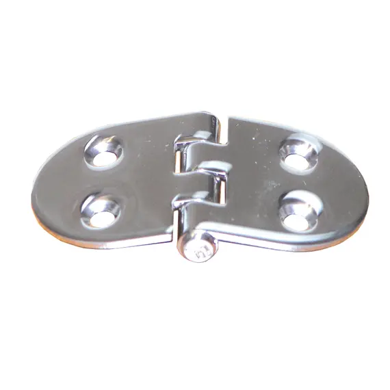 Charnière inversée en acier inoxydable poli miroir - 74x40mm, Modèle: Reversed