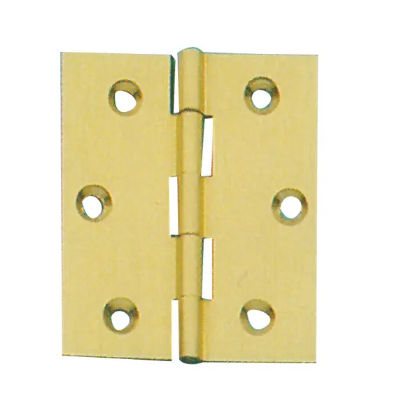 Charnière à bout en laiton poli - 30x50mm, Dimensions, mm: 30x50