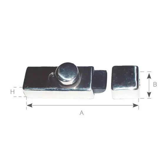 AISI 316 Spring door bolt, 2 image