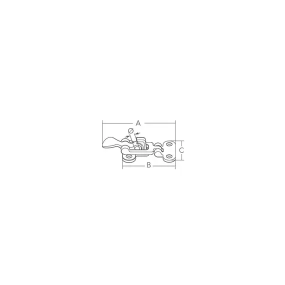 Attache rapide avec œillet de cadenas, 2 image Attache rapide avec œillet de cadenas, 2 image