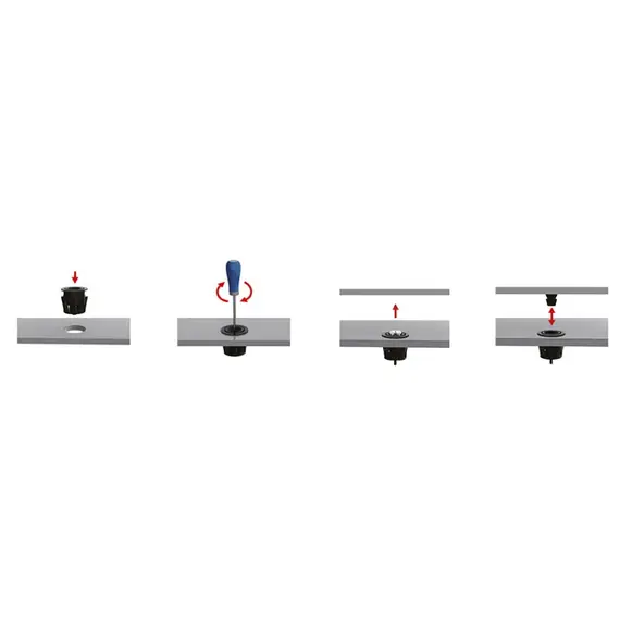 Système de fixation en nylon de diamètre 32mm, 2 image