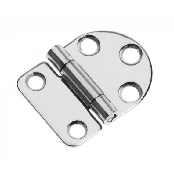 Mirror Polished S.S. Reversed Hinge - 40x30mm, Model: Reversed