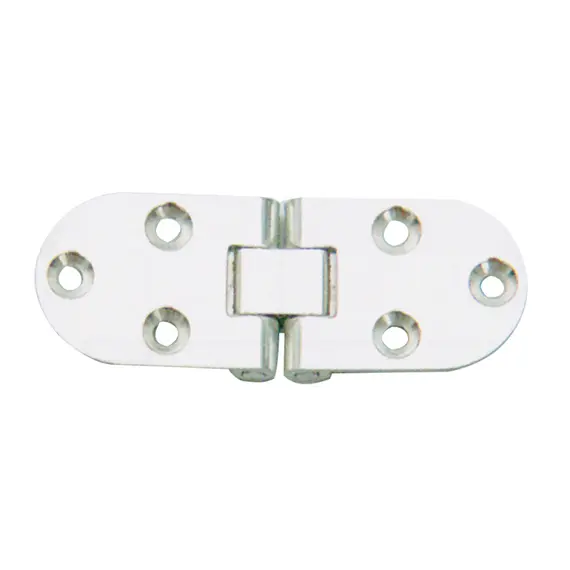 Mirror polished S.S. hinge - 80x30mm