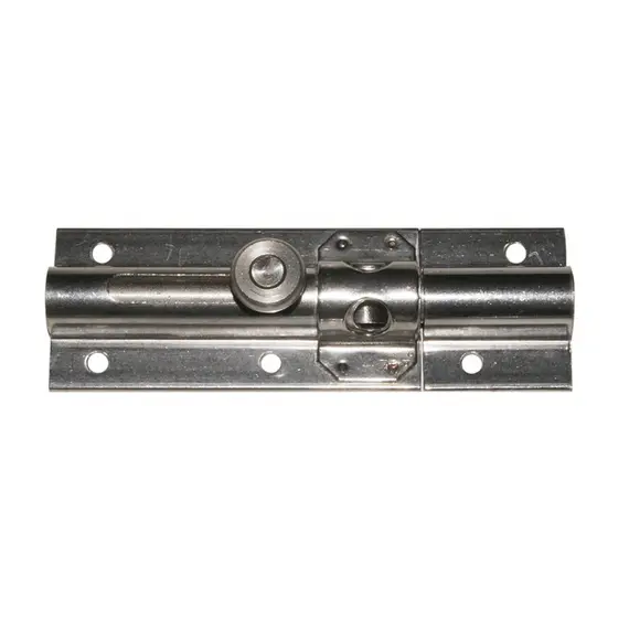 Spring Door Bolt with Padlock Eye - 105x36mm, Length, mm: 105