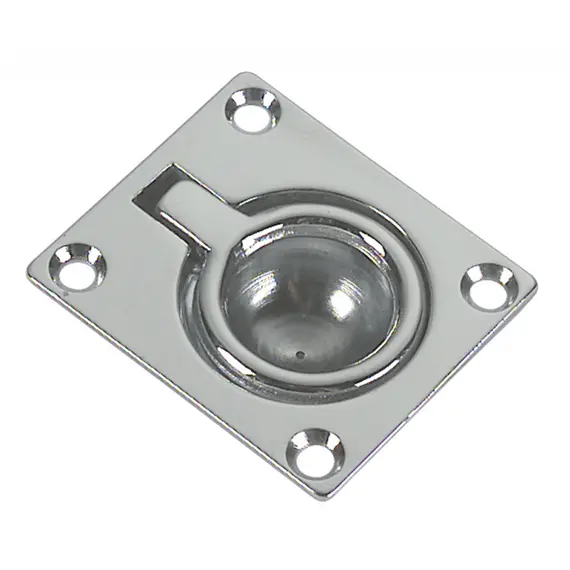 Bouton de tirage encastré - 44x38mm