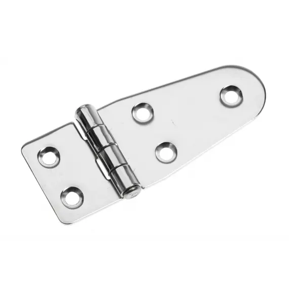 Charnière en acier inoxydable poli miroir - 100x40mm