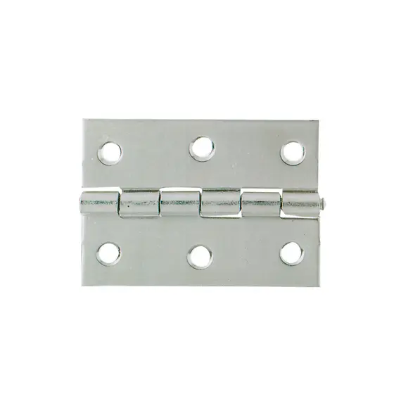 Charnière en acier inoxydable poli miroir - 60x30mm, Dimensions, mm: 60x30