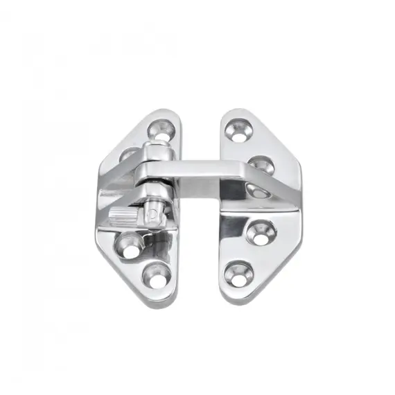 Charnière de trappe en acier inoxydable poli miroir - 70x72mm