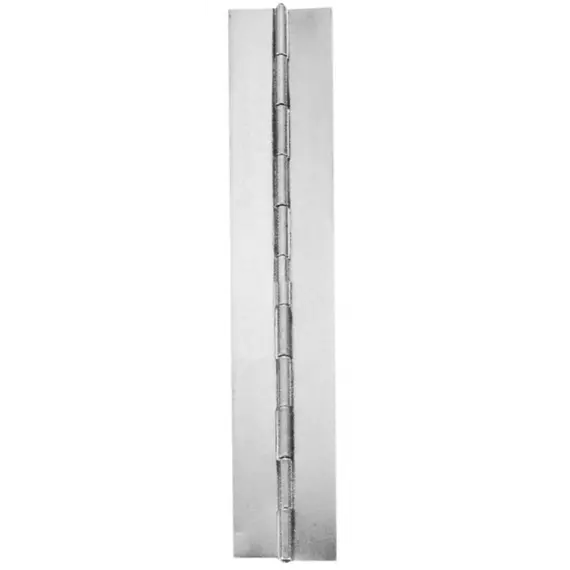 Charnière à bande non percée en acier inoxydable poli miroir - 50x1.5mm