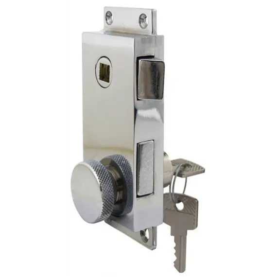 Left Rim Door Lock - 110x43mm, Model: Left