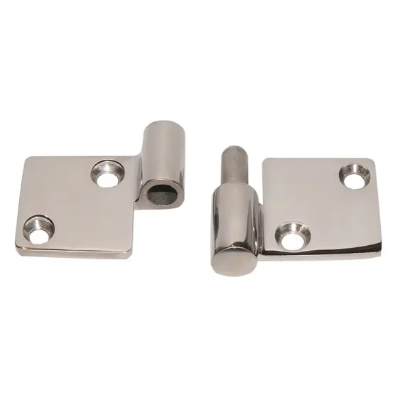 Left Mirror Polished S.S. Lift Off Hinge - 86x50mm, Model: Left, 2 image Left Mirror Polished S.S. Lift Off Hinge - 86x50mm, Model: Left, 2 image
