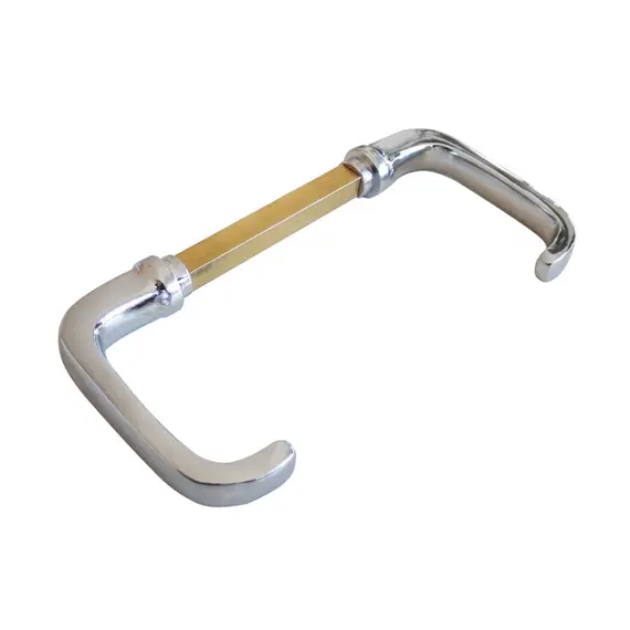 Handle in chromed brass - 70x25mm