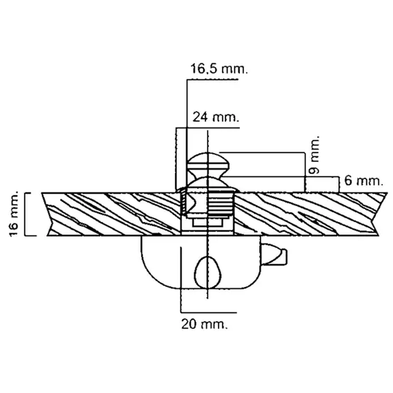 Déclencheur de volet pour portes - Bouton poussoir, 2 image Déclencheur de volet pour portes - Bouton poussoir, 2 image