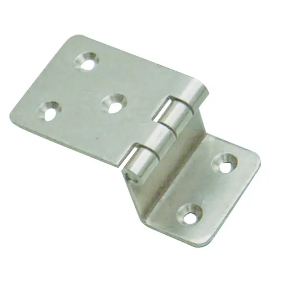 Mirror Polished S.S. Offset Hinge - 20x20/35x20mm - 15mm