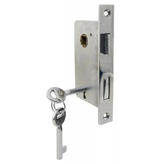 Escutcheon in chromed brass - 120x25mm