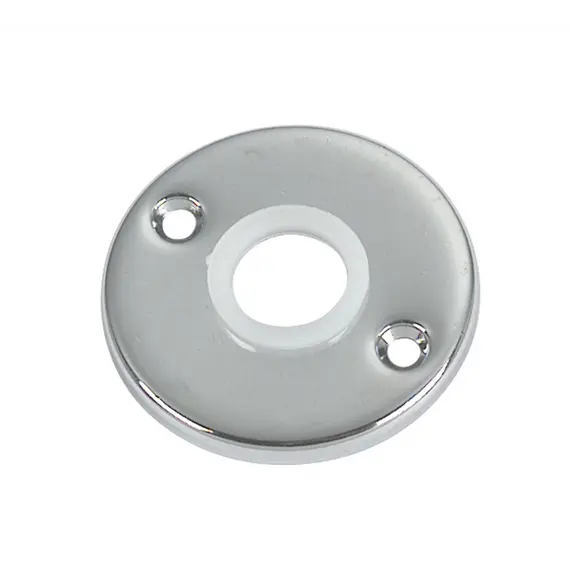Plaque ronde en laiton chromé - diamètre 32mm, Diamètre, mm: 32