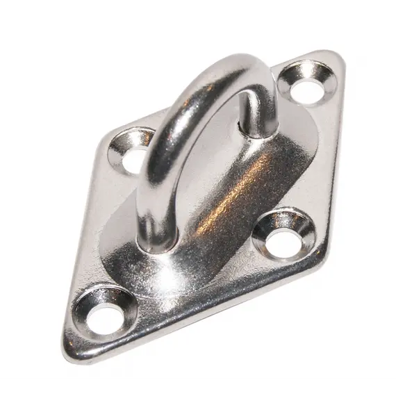 Pad Eye on Diamond Base - 37x60mm, Dimensions, mm: 37x60