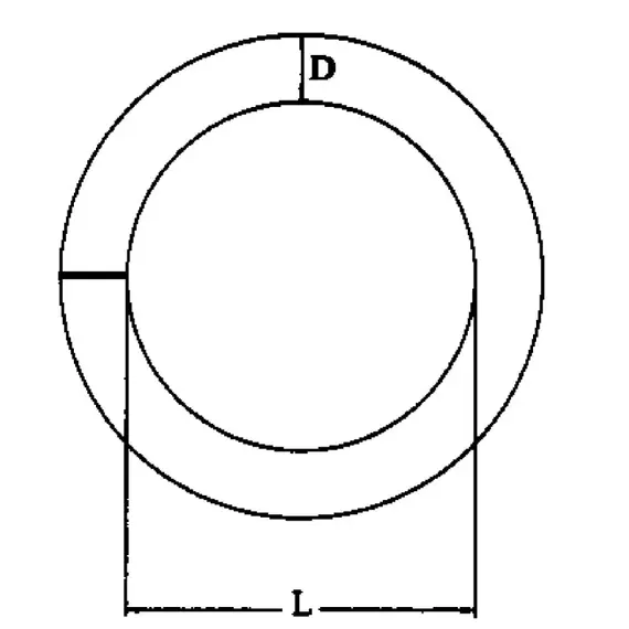 Anneau - 6x50mm, Diamètre intérieur, mm: 50, Diamètre, mm: 6, 2 image Anneau - 6x50mm, Diamètre intérieur, mm: 50, Diamètre, mm: 6, 2 image