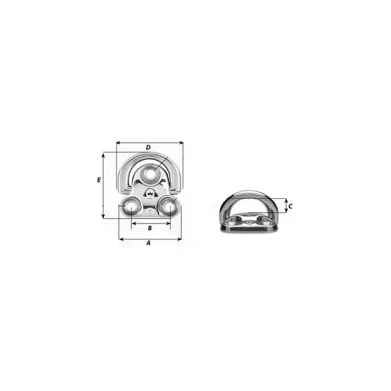Plate with Ring - diameter 6mm, Diameter, mm: 6, 2 image Plate with Ring - diameter 6mm, Diameter, mm: 6, 2 image