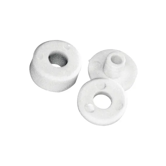 Entretoises en nylon blanc - 20x10mm, Couleur: White