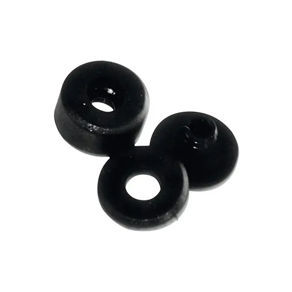 Black nylon spacers - 20x10mm, Color: Black