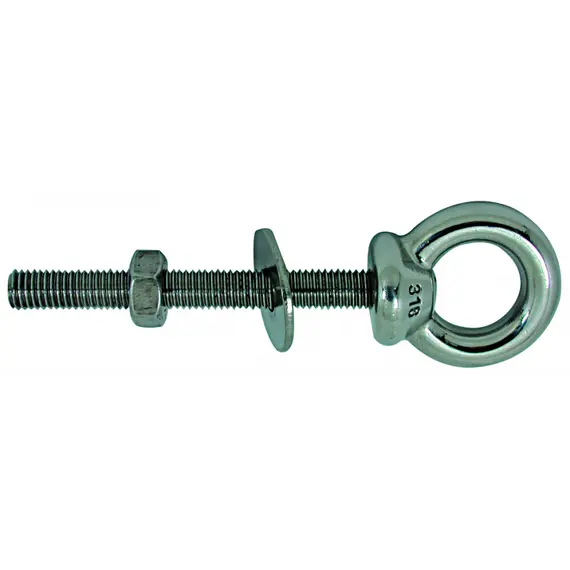 Ring Bolt - diameter 6mm - 80mm, Thread: M8, Length, mm: 80