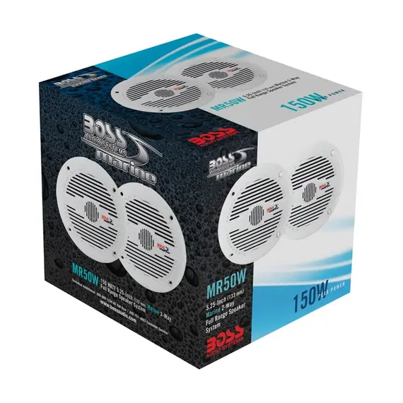 Haut-parleurs marins MR50W - 150W - Blanc, Couleur: White, 6 image Haut-parleurs marins MR50W - 150W - Blanc, Couleur: White, 6 image