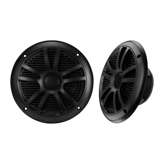 Haut-parleurs marins MR6B - 180W - Noir, Couleur: Black