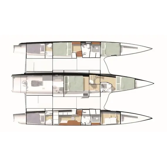 Trimaran Neel 52, 11 image Trimaran Neel 52, 11 image