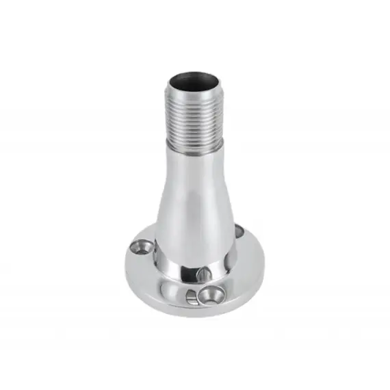 Profil haut en acier inoxydable base fixe - 102cm