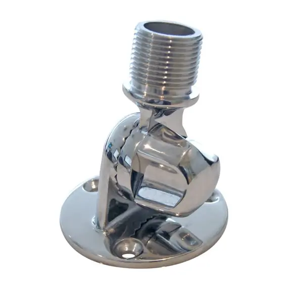 Base d'antenne ronde en acier inoxydable