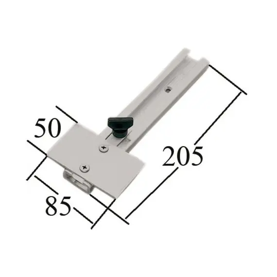 Support de transducteur télescopique - 205mm, 2 image Support de transducteur télescopique - 205mm, 2 image