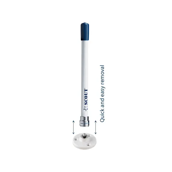 VHF Antenna KS-10 - White - 22cm, 2 image VHF Antenna KS-10 - White - 22cm, 2 image