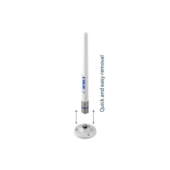 VHF Antenna KS-100 - White - 25cm, Length, cm: 25, 2 image VHF Antenna KS-100 - White - 25cm, Length, cm: 25, 2 image