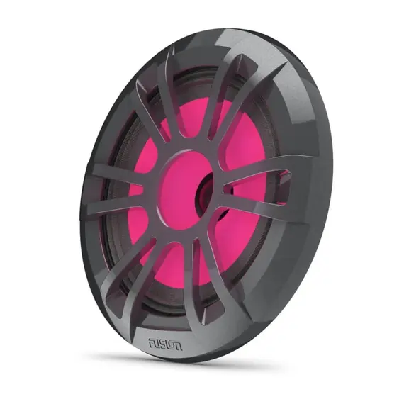 Fusion® EL Series Sports Marine Speaker 6.5" with RGB LED Lighting - 80-Watt - Gray, 4 image Fusion® EL Series Sports Marine Speaker 6.5" with RGB LED Lighting - 80-Watt - Gray, 4 image
