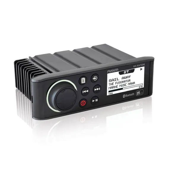Fusion® MS-RA70N Series Marine Stereo with BLUETOOTH® and NMEA 2000®, 4 image Fusion® MS-RA70N Series Marine Stereo with BLUETOOTH® and NMEA 2000®, 4 image