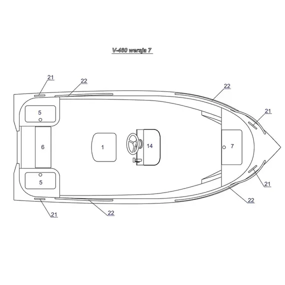 Boat Viking 460 V, 50 image Boat Viking 460 V, 50 image