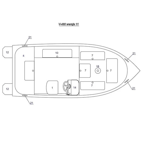 Boat Viking 460 V, 53 image Boat Viking 460 V, 53 image