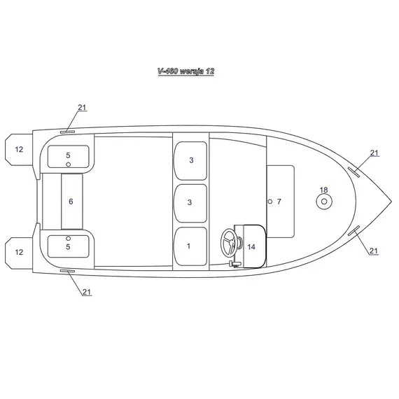 Boat Viking 460 V, 54 image Boat Viking 460 V, 54 image
