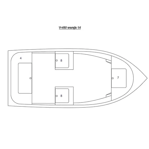 Boat Viking 460 V, 55 image Boat Viking 460 V, 55 image