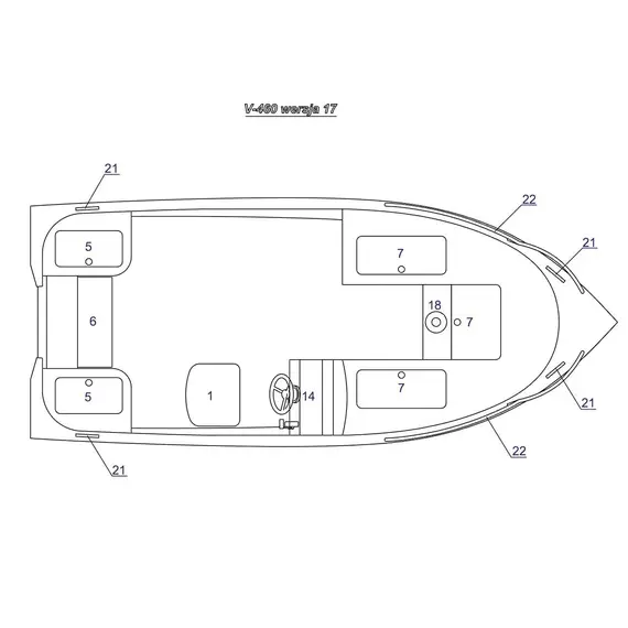 Boat Viking 460 V, 56 image Boat Viking 460 V, 56 image