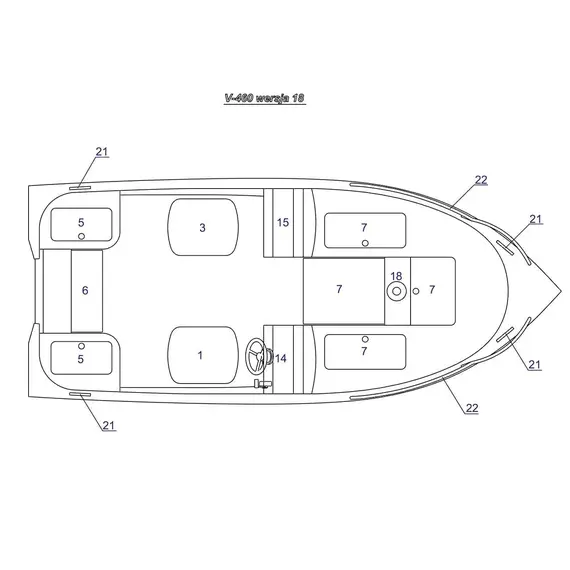 Boat Viking 460 V, 57 image Boat Viking 460 V, 57 image