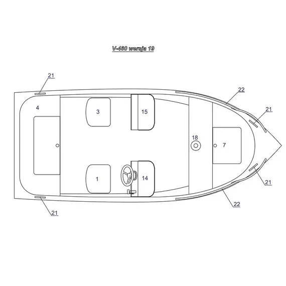 Boat Viking 460 V, 58 image Boat Viking 460 V, 58 image