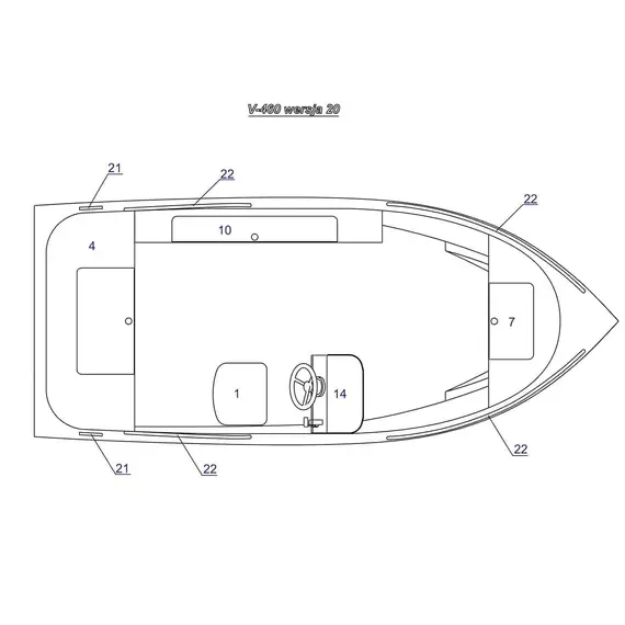 Boat Viking 460 V, 59 image Boat Viking 460 V, 59 image