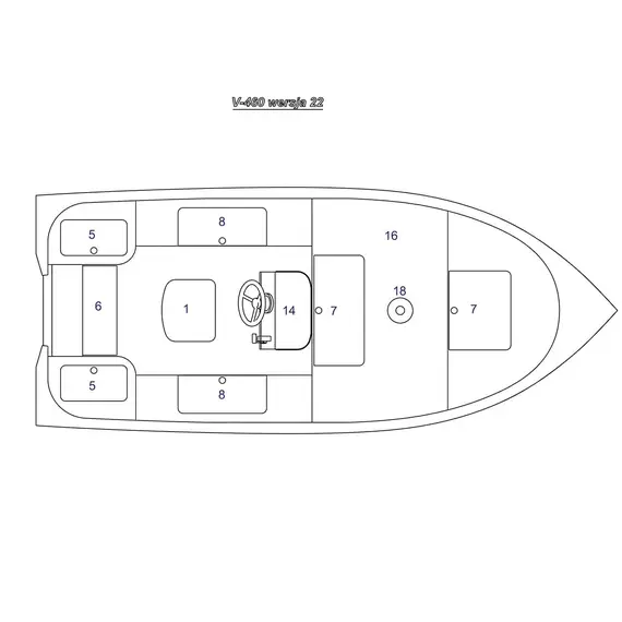 Boat Viking 460 V, 61 image Boat Viking 460 V, 61 image