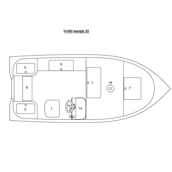 Boat Viking 460 V, 62 image Boat Viking 460 V, 62 image