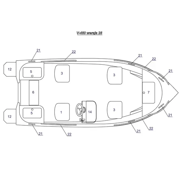 Boat Viking 460 V, 65 image Boat Viking 460 V, 65 image